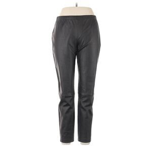 St. John Black 100% Leather Women’s Pants Sz. 12